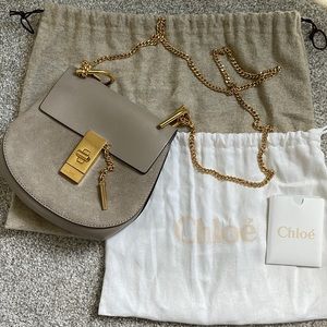 Chloe Drew Crossbody Bag Leather And Sew